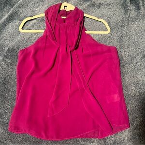 NWT adjustable high neck Express top